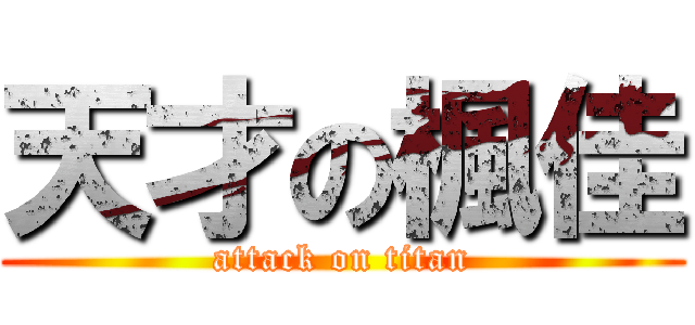 天才の楓佳 (attack on titan)