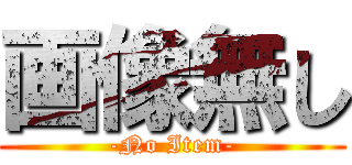 画像無し (-No Item-)