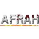 ＡＦＲＡＨ (attack on titan)
