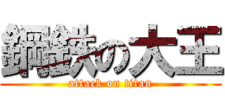 鋼鉄の大王 (attack on titan)
