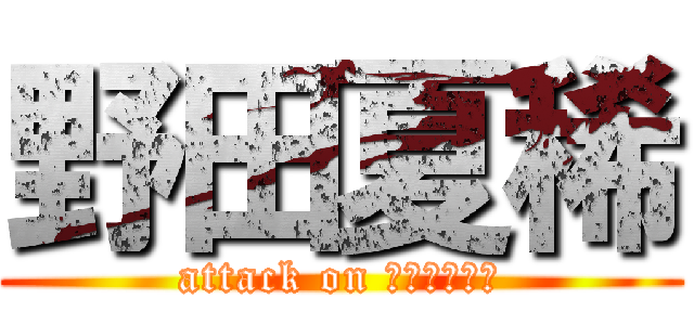 野田夏稀 (attack on ミートボール)