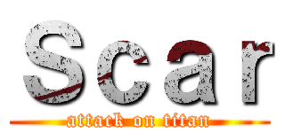 Ｓｃａｒ (attack on titan)