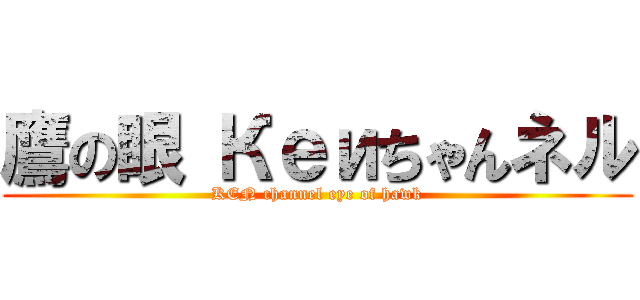 鷹の眼 Кｅиちゃんネル (KEN channel eye of hawk)