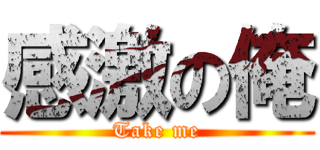 感激の俺 (Take me)