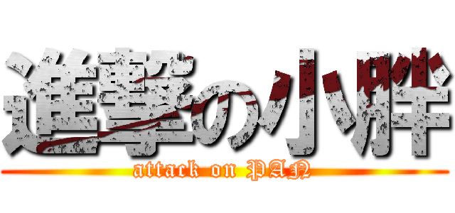 進撃の小胖 (attack on PAN)