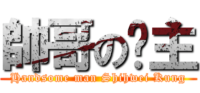 帥哥の龔主 (Handsome man Shihwei Kung)