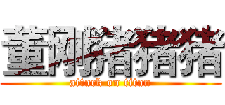 董刚猪猪猪 (attack on titan)