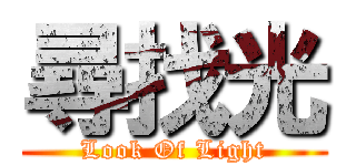 尋找光 (Look Of Light)