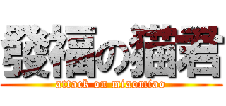 發福の猫君 (attack on miaomiao)