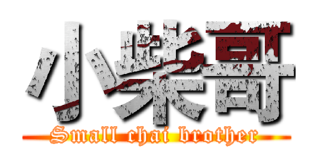 小柴哥 (Small chai brother)
