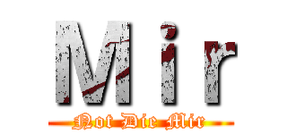 Ｍｉｒ (Not Die Mir)
