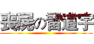 喪屍の雷道宇 ()