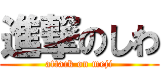 進撃のしわ (attack on meji)