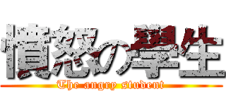 憤怒の學生 (The angry student)
