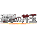 進撃の丼玉 (attack on dontama )