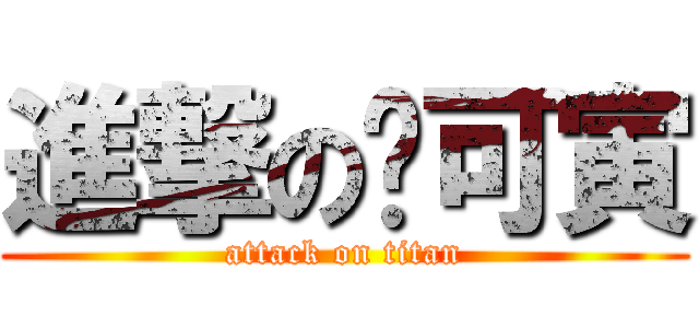 進撃の赵可寅 (attack on titan)