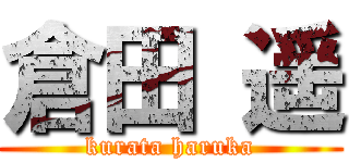 倉田 遥 (kurata haruka)