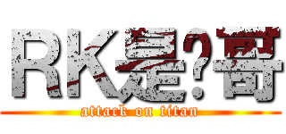 ＲＫ是帅哥 (attack on titan)