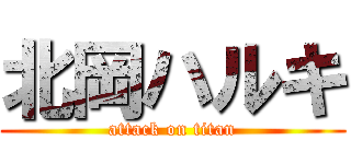 北岡ハルキ (attack on titan)