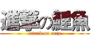 進撃の鯉魚 (attack on carp)
