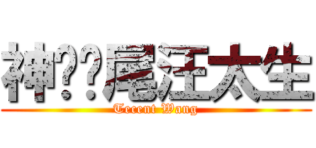 神龙摆尾汪太生 (Tecent Wang)