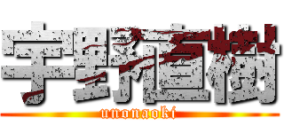 宇野直樹 (unonaoki)