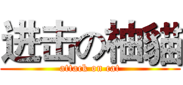 进击の柚貓 (attack on cat)