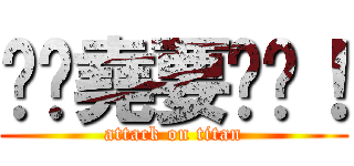 趕雞堯要趕雞！ (attack on titan)