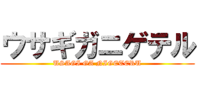 ウサギガニゲテル (USAGI GA NIGETERU)