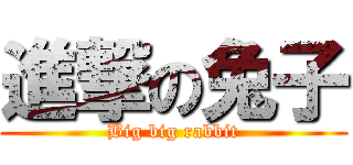 進撃の兔子 (Big big rabbit)