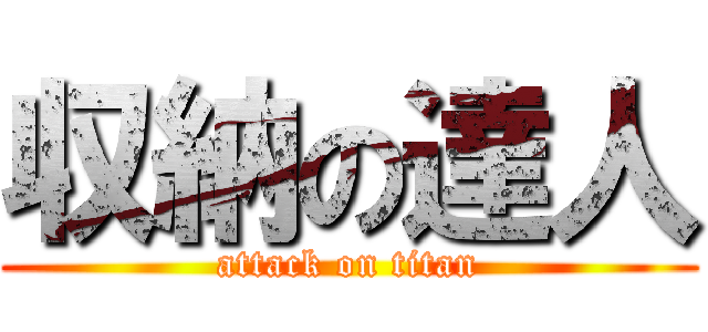 収納の達人 (attack on titan)