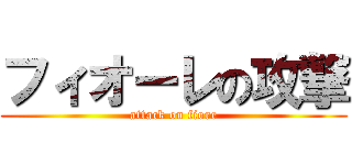 フィオーレの攻撃 (attack on fiore)
