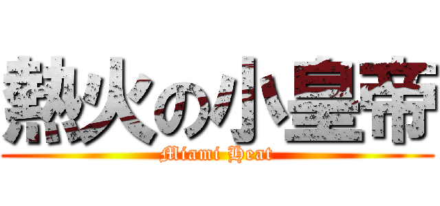 熱火の小皇帝 (Miami Heat)