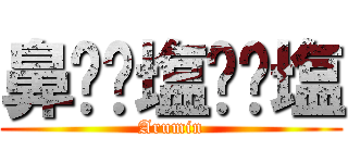 鼻⭐︎塩⭐︎塩 (Arumin)