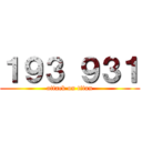 １９３ ９３１ (attack on titan)