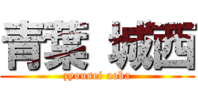 青葉 城西 (zyousei aoba)