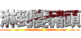 淋到變豬頭 (attack on titan)