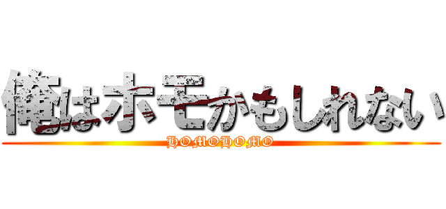 俺はホモかもしれない (HOMOHOMO)