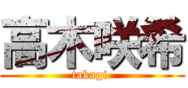 高木咲希 (takagi )