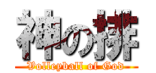神の排 (Volleyball of God)