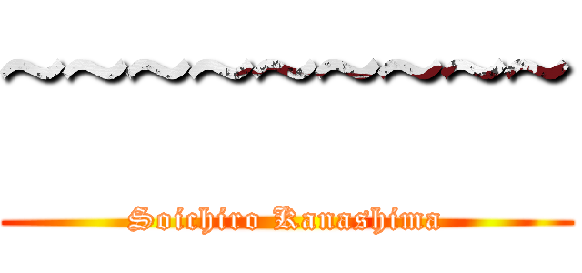 ~~~~~~~~~ (Soichiro Kanashima)