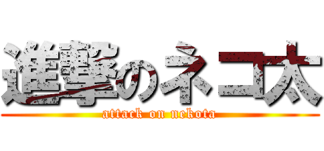 進撃のネコ太 (attack on nekota)