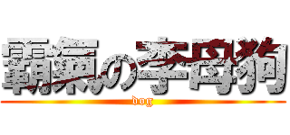 霸氣の李母狗 (dog)