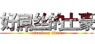 好屌丝的土豪 (attack on titan)