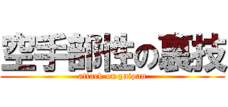 空手部性の裏技 (attack on paipan)