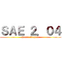 ＳＡＥ ２．０４ (Partie Anglais)