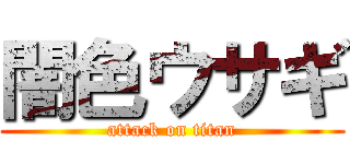 闇色ウサギ (attack on titan)