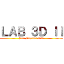 ＬＡＢ ３Ｄ ＩＩ (José Farçadas 9262)