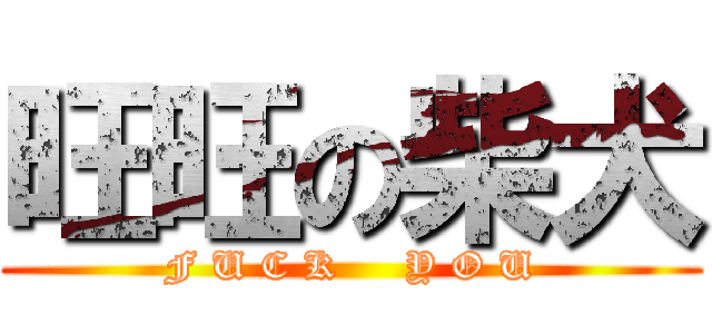 旺旺の柴犬 (F U C K     Y O U)