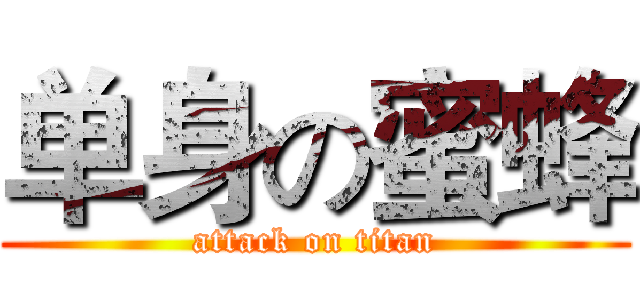 单身の蜜蜂 (attack on titan)